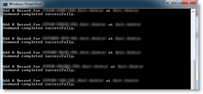 DNSCMD OUTPUT