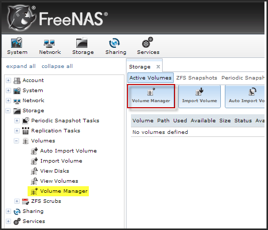 Image 3 from the post "FreeNas 8.3 - Creating a RAID volume and Configure iSCSI"