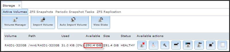 Image 5 from the post "FreeNas 8.3 - Creating a RAID volume and Configure iSCSI"