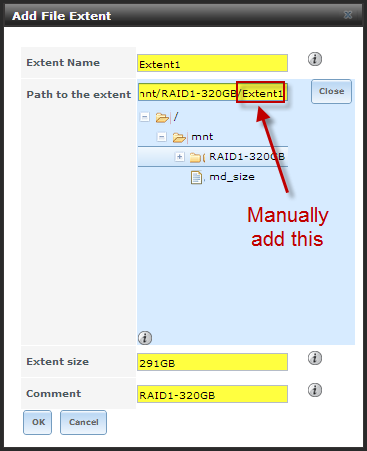 Image 13 from the post "FreeNas 8.3 - Creating a RAID volume and Configure iSCSI"