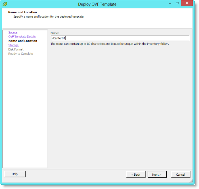 Image from the post "Deploying and Configuring vCenter Server Appliance 5.1"