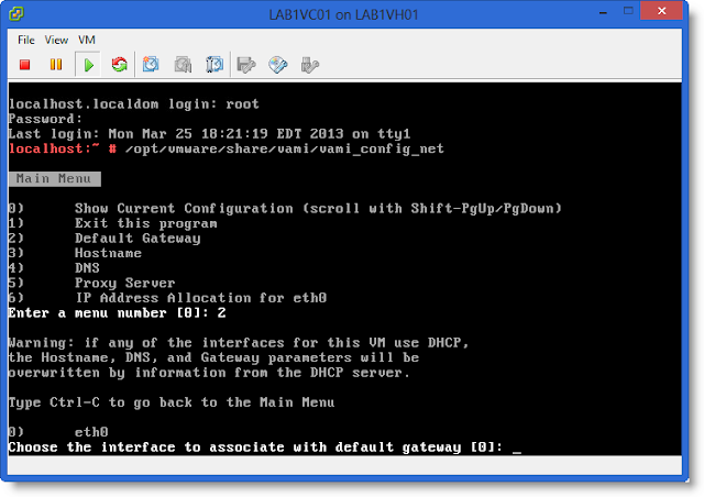 Image from the post "Deploying and Configuring vCenter Server Appliance 5.1"