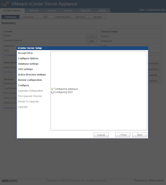 Image from the post "Deploying and Configuring vCenter Server Appliance 5.1"