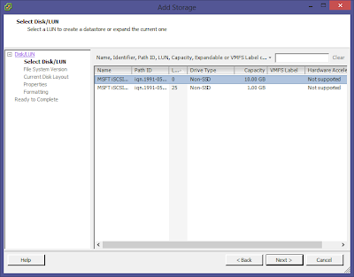 Image 24 from the post "WS2012 Storage - iSCSI Target Server - Configuring an iSCSI Initiator on VMware vSphere 5.1"