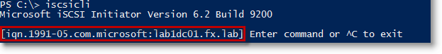 Image 3 from the post "WS2012 Storage - iSCSI Target Server - Create an iSCSI target using PowerShell"