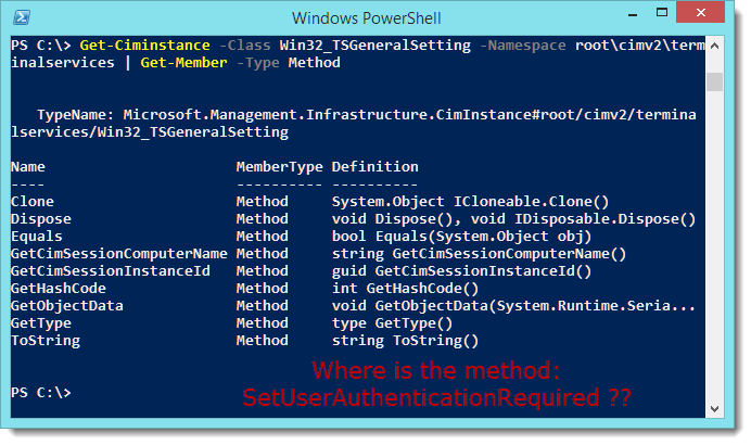 Image 11 from the post "PowerShell - Get/Set the Network Level Authentication Remotely (RDP Setting)"