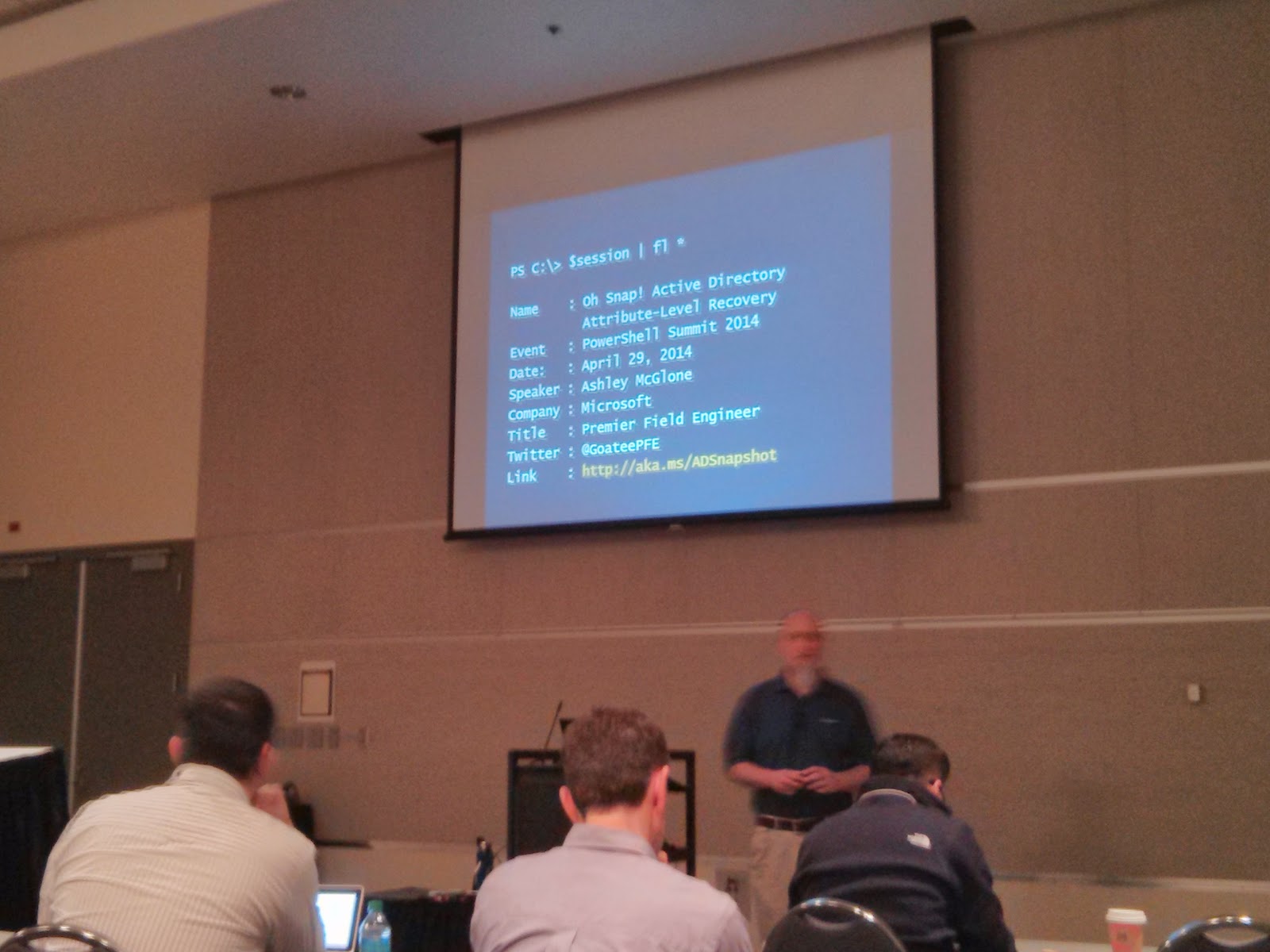 Image 4 from the post "PowerShell Summit 2014 NA - Day 2"