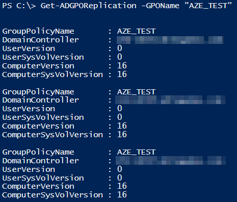 Get ADGPOReplication
