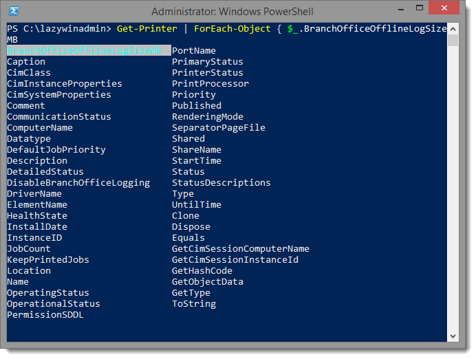 Screenshot from "PowerShell Tip - PSReadLine shortcuts" (2)