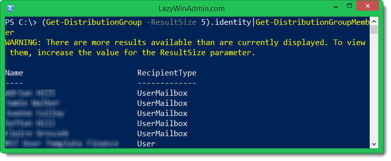 Get-DistributionGroup