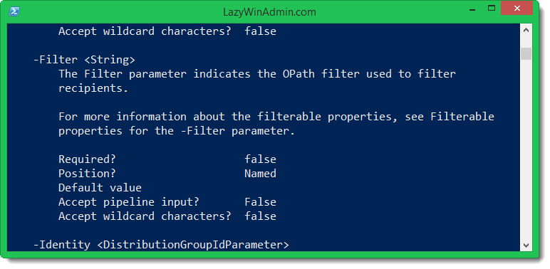 Screenshot from "PowerShell/Office 365 - Get an Exchange Online user’s distribution groups efficiently" (4)