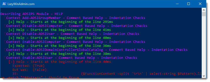 PowerShellPester Indented commentbasedhelp03